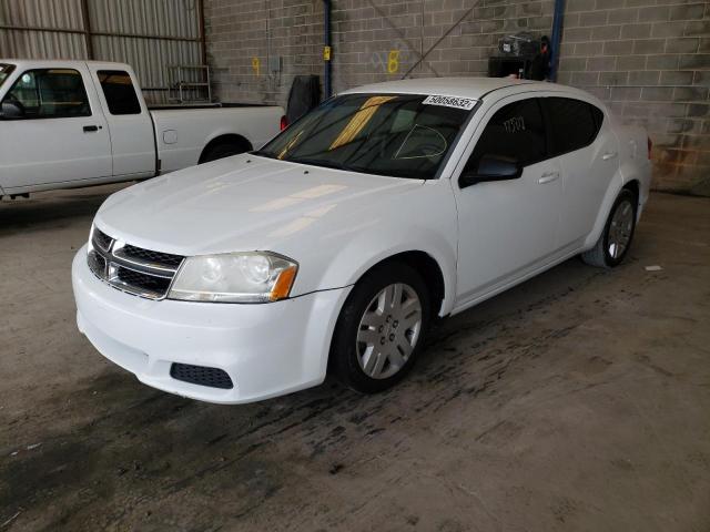 Photo 2 from auction – 2014 DODGE AVENGER SE with VIN 1C3CDZAB1EN190508