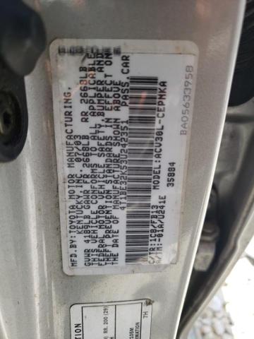 Photo 10 from auction – 2003 TOYOTA CAMRY LE with VIN 4T1BE32K53U242351