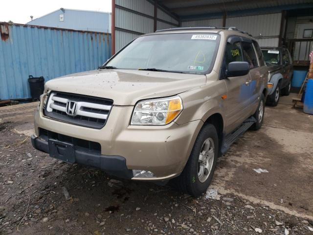 Photo 2 from auction – 2006 HONDA PILOT EX with VIN 2HKYF18666H516181
