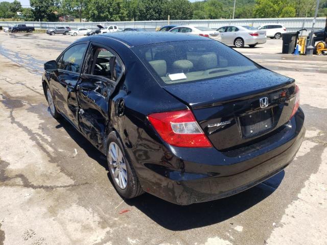 Photo 3 from auction – 2012 HONDA CIVIC EX with VIN 19XFB2F85CE060574