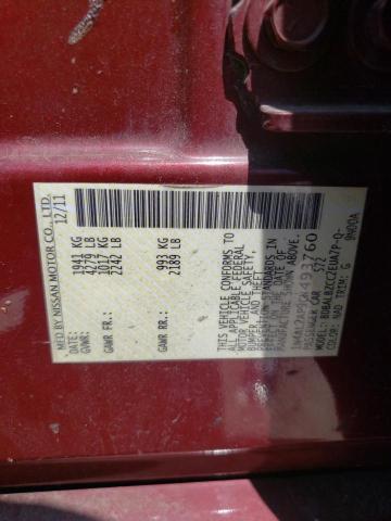 Photo 10 from auction – 2012 NISSAN ALTIMA BAS with VIN 1N4AL2AP9CN493760