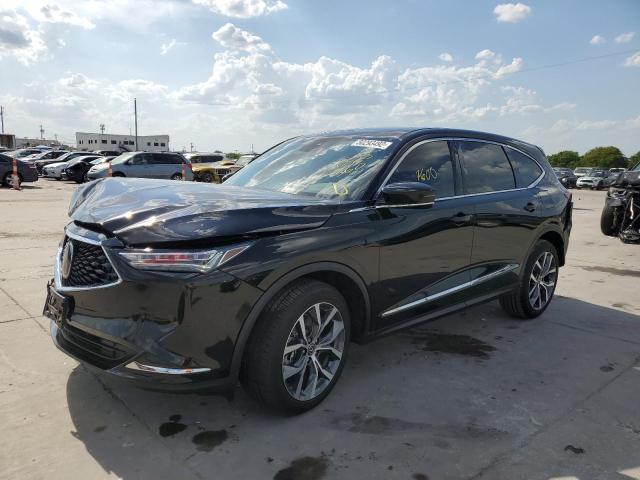 Photo 2 from auction – 2022 ACURA MDX TECHNO with VIN 5J8YE1H48NL024216