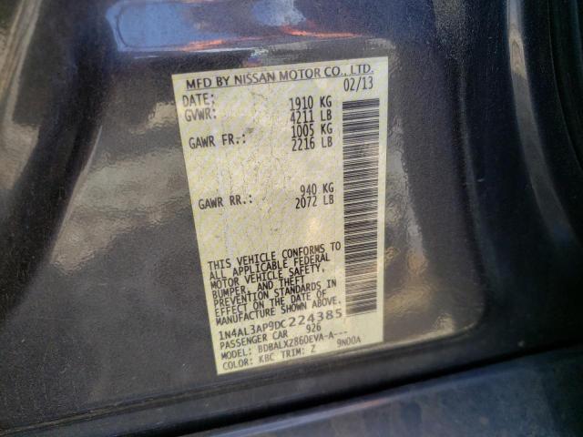 Photo 10 from auction – 2013 NISSAN ALTIMA 2.5 with VIN 1N4AL3AP9DC224385