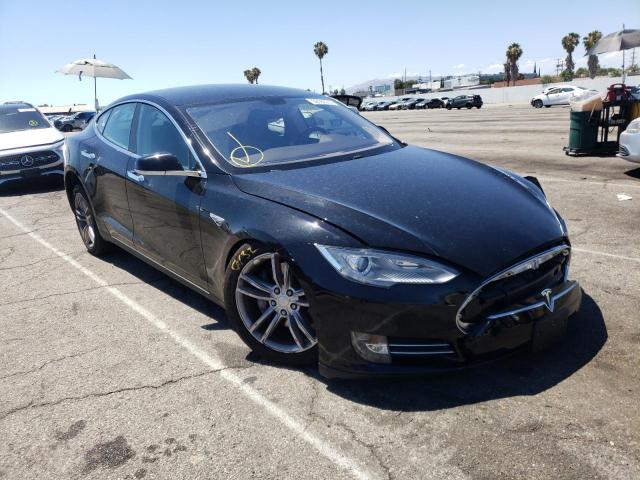 TESLA MODEL S 2014 with VIN 5YJSA1S18EFP37666 - Photo from auction