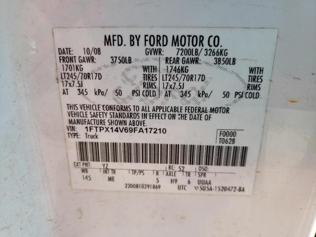 Photo 10 from auction – 2009 FORD F150 SUPER with VIN 1FTPX14V69FA17210
