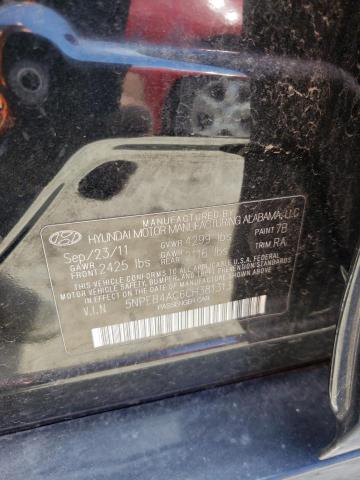 Photo 10 from auction – 2012 HYUNDAI SONATA GLS with VIN 5NPEB4AC6CH381313
