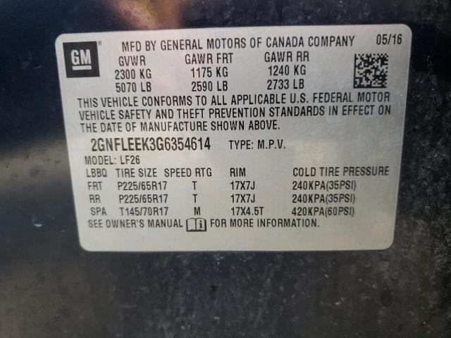 Photo 10 from auction – 2016 CHEVROLET EQUINOX LS with VIN 2GNFLEEK3G6354614