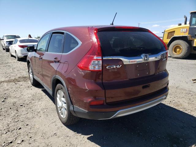Photo 3 from auction – 2016 HONDA CR-V EX with VIN 5J6RM4H51GL109573