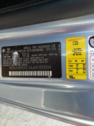 Photo 10 from auction – 2010 BMW 328 I with VIN WBAWB3C56AP139004