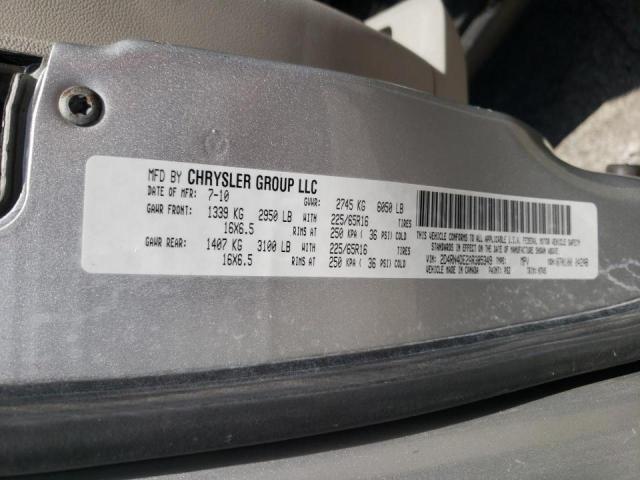 Photo 10 from auction – 2010 DODGE GRAND CARA with VIN 2D4RN4DE2AR385349