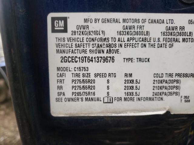 Photo 10 from auction – 2004 CHEVROLET SILVERADO with VIN 2GCEC19T641379676