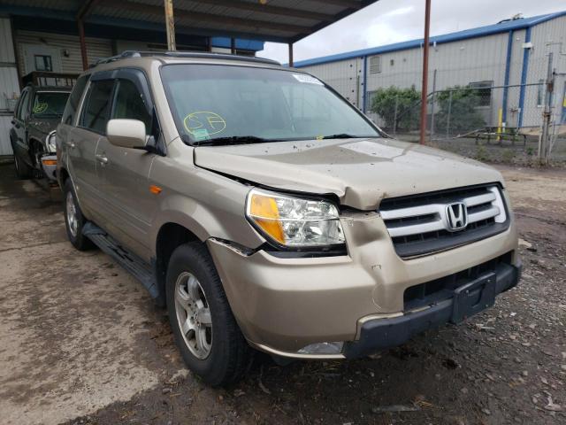 HONDA PILOT EX 2006 with VIN 2HKYF18666H516181 - Photo from auction