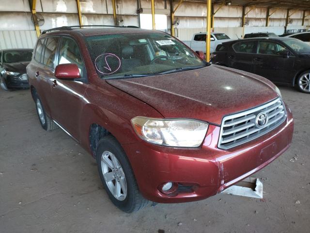 TOYOTA HIGHLANDER 2010 with VIN 5TDJK3EH4AS033970 - Photo from auction