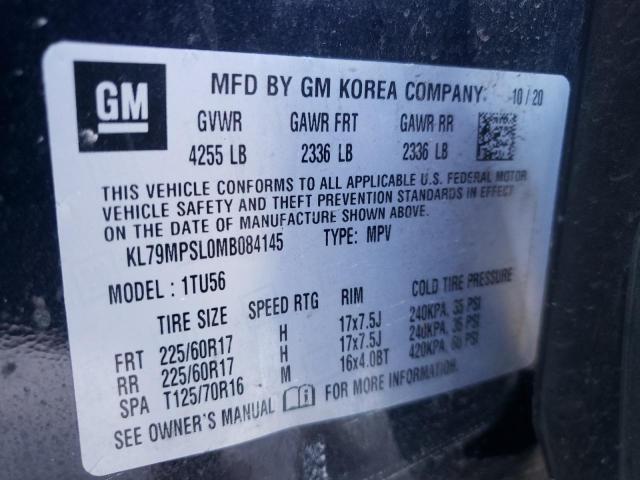 Photo 10 from auction – 2021 CHEVROLET TRAILBLAZE with VIN KL79MPSL0MB084145