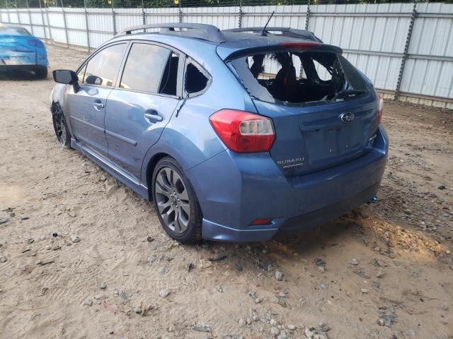 Photo 3 from auction – 2015 SUBARU IMPREZA SP with VIN JF1GPAV67FH200922