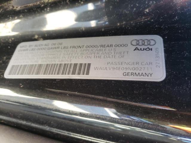 Photo 10 from auction – 2009 AUDI A8 4.2 QUA with VIN WAULV94E09N002711