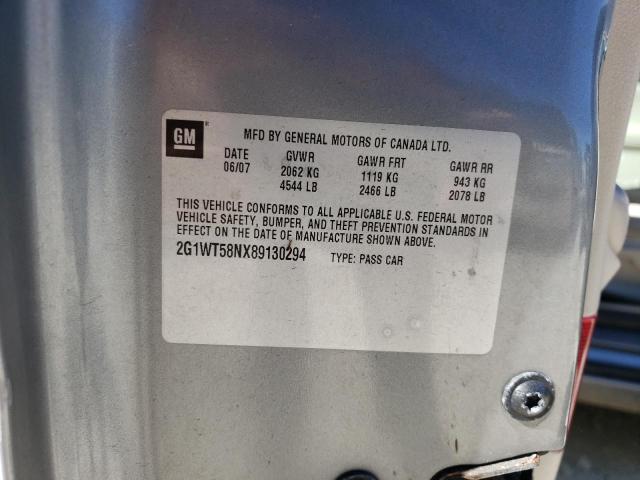 Photo 10 from auction – 2008 CHEVROLET IMPALA LT with VIN 2G1WT58NX89130294