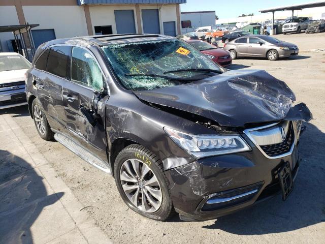 ACURA MDX TECHNO 2016 with VIN 5FRYD4H49GB032347 - Photo from auction