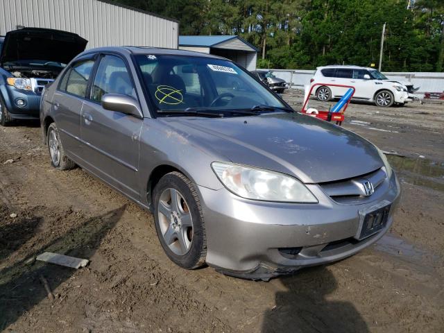 HONDA CIVIC EX 2005 with VIN 2HGES26735H516793 - Photo from auction