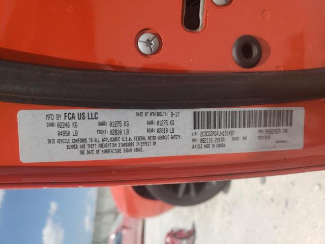 Photo 10 from auction – 2018 DODGE CHALLENGER with VIN 2C3CDZAG4JH131497