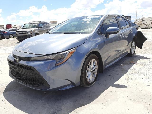 Photo 2 from auction – 2021 TOYOTA COROLLA LE with VIN 5YFHPMAE6MP193895