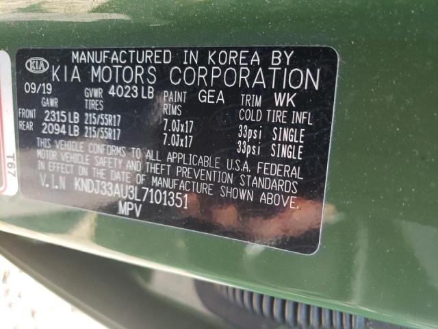 Photo 10 from auction – 2020 KIA SOUL EX with VIN KNDJ33AU3L7101351
