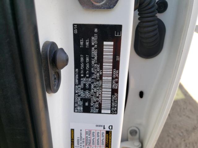 Photo 10 from auction – 2014 TOYOTA 4RUNNER SR with VIN JTEBU5JR0E5179881