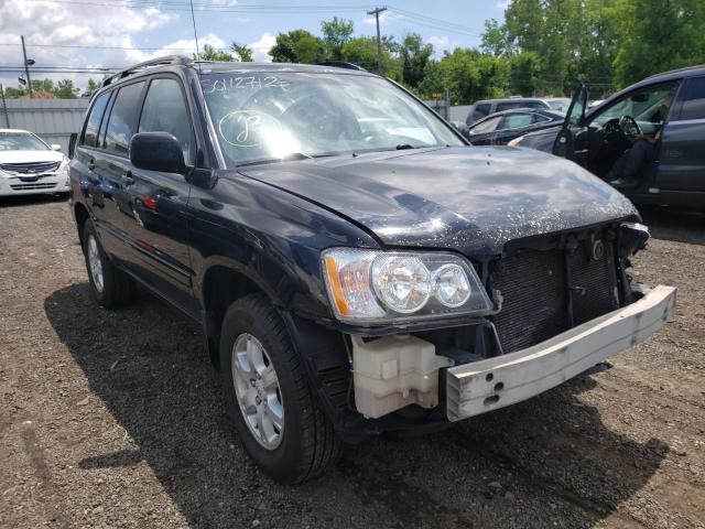 TOYOTA HIGHLANDER 2001 with VIN JTEHF21A610018293 - Photo from auction
