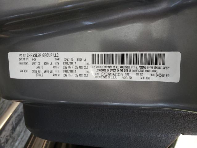 Photo 10 from auction – 2010 DODGE DAKOTA SXT with VIN 1D7CE3GK1AS211579