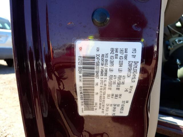 Photo 10 from auction – 2003 CHRYSLER PT CRUISER with VIN 3C4FY58B33T604087