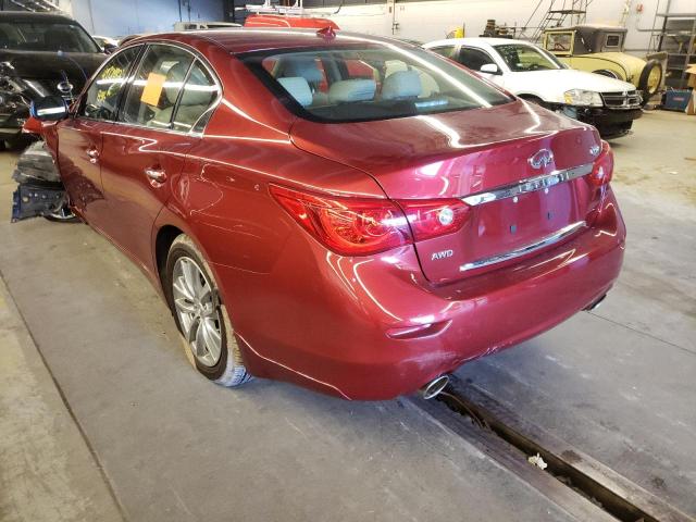 Photo 3 from auction – 2014 INFINITI Q50 BASE with VIN JN1BV7AR9EM685988