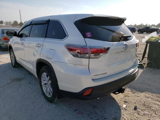 Photo 3 from auction – 2015 TOYOTA HIGHLANDER with VIN 5TDZARFH6FS011340
