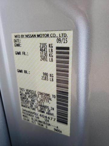 Photo 10 from auction – 2016 NISSAN MAXIMA 3.5 with VIN 1N4AA6AP0GC404477