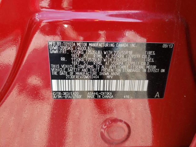 صورة رقم 10 من المزاد - 2013 TOYOTA RAV4 LIMIT مع VIN 2T3DFREV7DW093464