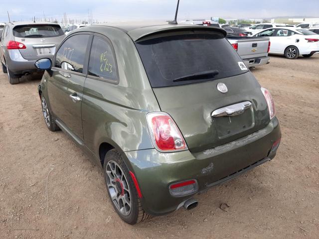 Photo 3 from auction – 2012 FIAT 500 SPORT with VIN 3C3CFFBR6CT287964
