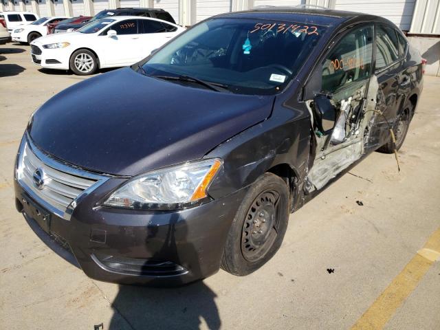 Photo 2 from auction – 2014 NISSAN SENTRA E with VIN 3N1AB7AP9EL670713