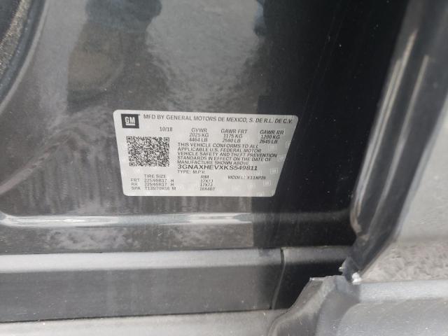 Photo 10 from auction – 2019 CHEVROLET EQUINOX LS with VIN 3GNAXHEVXKS549811