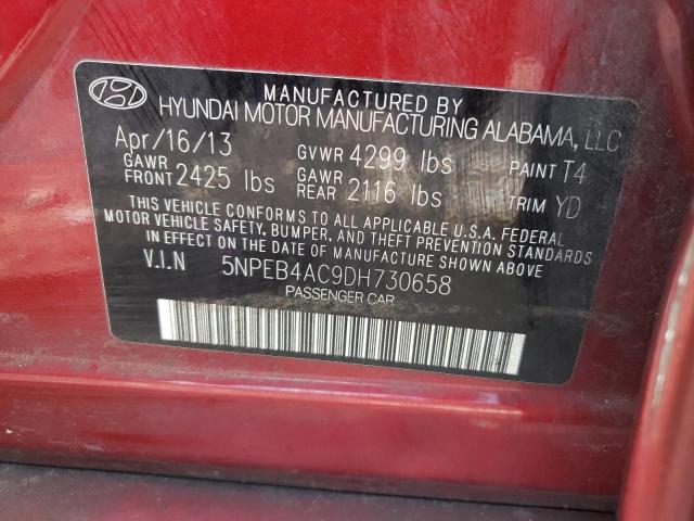 Photo 10 from auction – 2013 HYUNDAI SONATA GLS with VIN 5NPEB4AC9DH730658