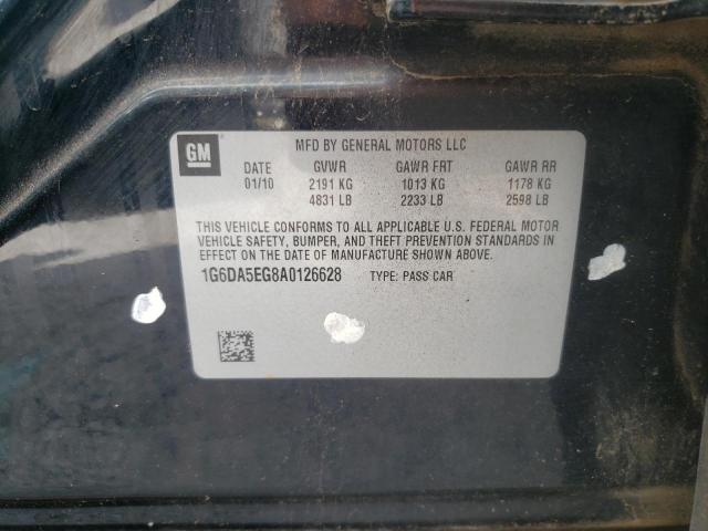 Photo 10 from auction – 2010 CADILLAC CTS with VIN 1G6DA5EG8A0126628