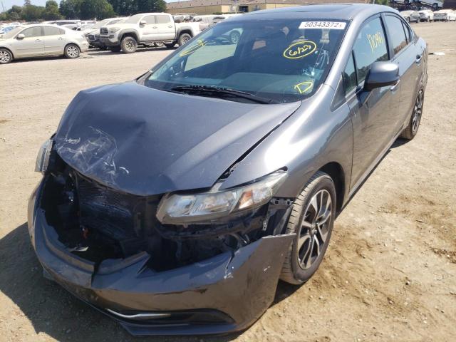 Photo 2 from auction – 2013 HONDA CIVIC EX with VIN 19XFB2F83DE237544