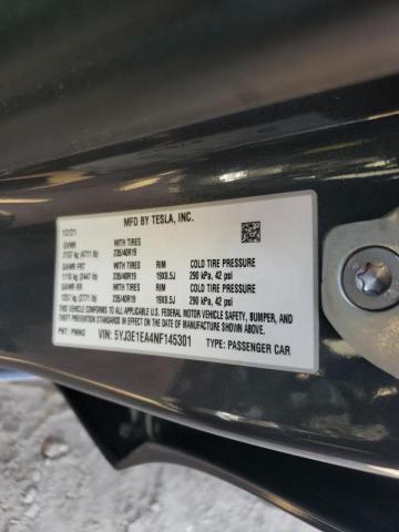Photo 10 from auction – 2022 TESLA MODEL 3 with VIN 5YJ3E1EA4NF145301