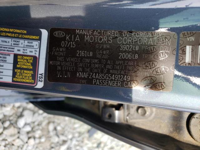 Photo 10 from auction – 2016 KIA FORTE EX with VIN KNAFZ4A85G5491249