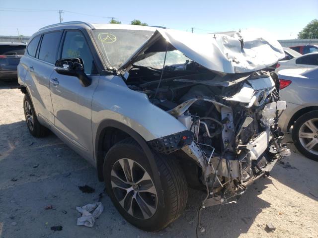 TOYOTA HIGHLANDER 2021 with VIN 5TDGZRBH5MS073623 - Photo from auction