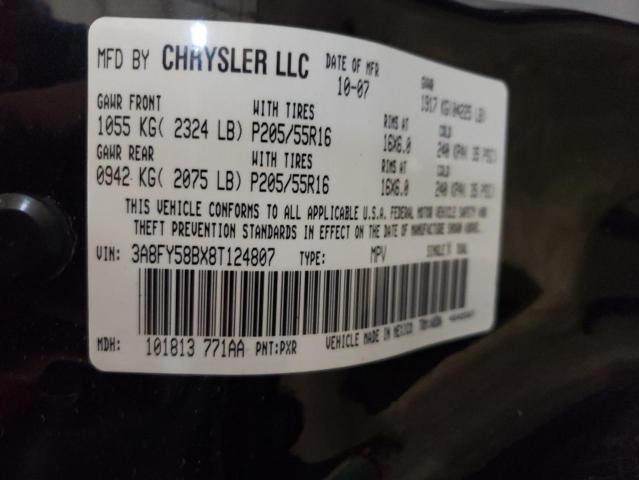 Photo 10 from auction – 2008 CHRYSLER PT CRUISER with VIN 3A8FY58BX8T124807