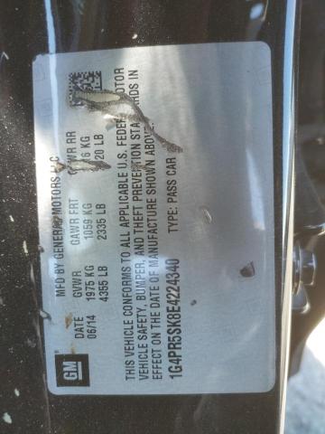 Photo 10 from auction – 2014 BUICK VERANO CON with VIN 1G4PR5SK8E4224340