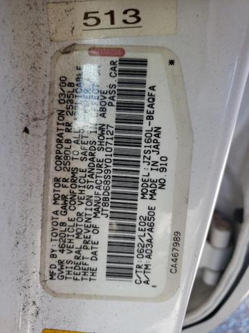 Photo 10 from auction – 2000 LEXUS GS 300 with VIN JT8BD68S9Y0107127