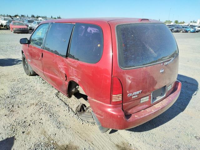 Photo 3 from auction – 1998 NISSAN QUEST with VIN 4N2ZN1115WD807683