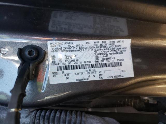 Zdjęcie 10 z aukcji – 2013 FORD FOCUS S z VIN 1FADP3E27DL113401