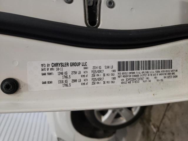 Photo 10 from auction – 2012 DODGE JOURNEY SX with VIN 3C4PDCBG4CT207027