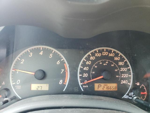 Photo 8 from auction – 2009 TOYOTA COROLLA BA with VIN 2T1BU40EX9C174113